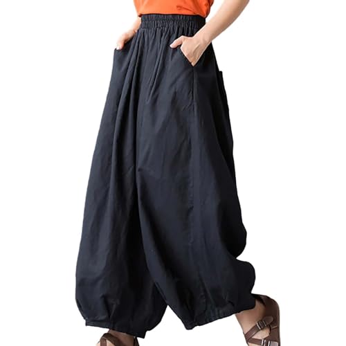 Prime of Day 2024 Angebote Outdoor Hosen Für Damen Capri Damen Sommerhose Angebote des Tages Heute Herren Hose Kurz Baumwolle Freizeithose Aus Eisseide Blickdichte, Schwarze Leggings von AMDOLE