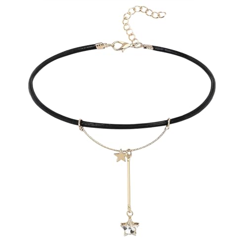 AMDXD Choker Halsband, Klassiker Halskette Samt Verstellbare Halsband Damen Schmuck, 32CM von AMDXD