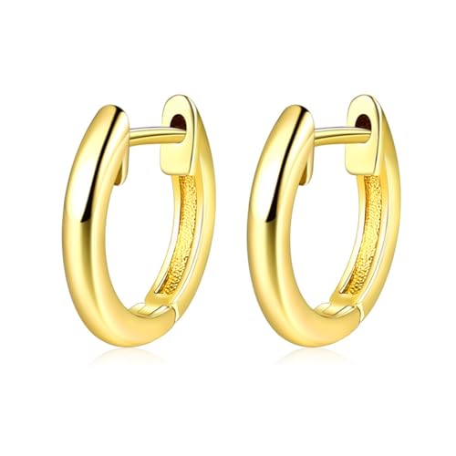 AMDXD Echte Goldschmuck Ohrringe Gold Au750 18 Karat, Hoop Creole Creolen, Ohrringe Hängend 18K Gelbgold AMDXD Echte Goldschmuck Ohrringe Gold Au750 18 Karat, Hoop Creole Creolen, Ohrringe Hängend 18K Gelbgold von AMDXD