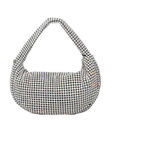 AMEEDA Diamante Clutch Bag Diamant-Abend-Geldbörsen, glitzernde Damen-Bankett-Tasche, Hochzeit, Party, Handtasche, Strass-Clutch, Abendessen-Tasche(Color:Multicolor) von AMEEDA