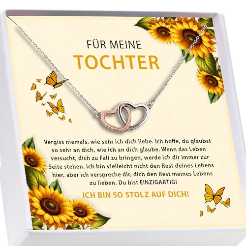 AMEEDA geschenk für tochter kette I zum geburtstag Kette von mama und papa I geburtstag I An meine Tochter von AMEEDA