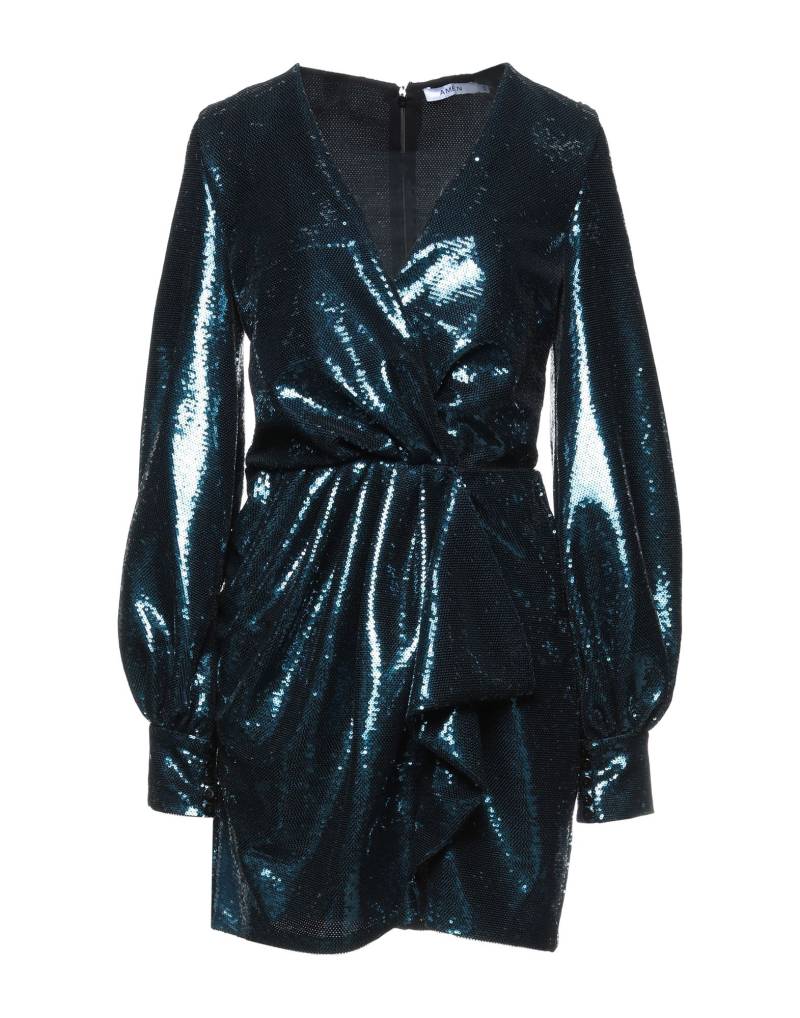 Mini-kleid Damen Aquamarin von AMEN