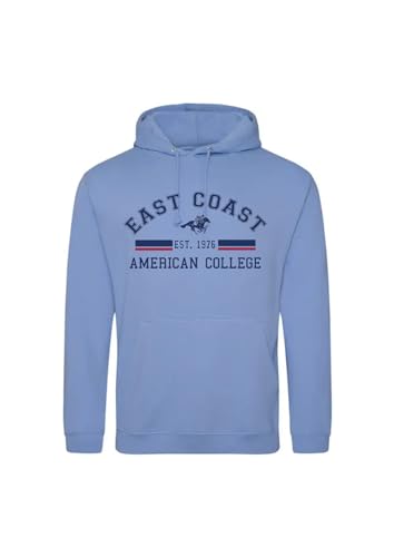 AMERICAN COLLEGE USA Unisex Kids Kapuzenpullover Kinder Junge Mädchen Sweatshirt, Türkis, 14 Jahre von AMERICAN COLLEGE USA
