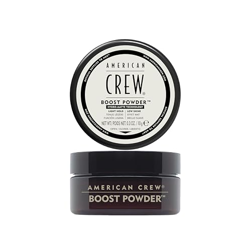 AMERICAN CREW – Classic Boost Powder, 10 g, Stylingpuder für Männer, Haarprodukt mit mittlerem Halt, Stylingprodukt für dichteres, griffigeres Haar & ein mattes Finish von AMERICAN CREW