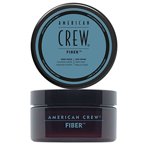 AMERICAN CREW – Classic Fiber, 85 g, Haarwachs für Männer, Haarprodukt mit starkem Halt, Stylingprodukt für viel Textur & mattes Finish, zur täglichen Anwendung von AMERICAN CREW