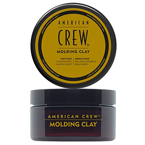 AMERICAN CREW – Classic Molding Clay, 85 g, Stylingclay für Männer, Haarprodukt mit starkem Halt, Stylingprodukt für optimale Formbarkeit, Textur & natürlichen Glanz (1er Pack) von AMERICAN CREW