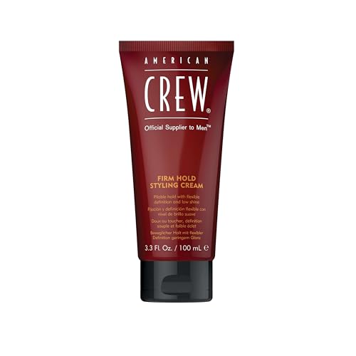 AMERICAN CREW – Firm Hold Styling Cream, 100 ml, Haarcreme für Männer, Haarprodukt mit starkem Halt, Stylingprodukt für Feuchtigkeit & natürlichen Glanz, zur täglichen Anwendung von AMERICAN CREW