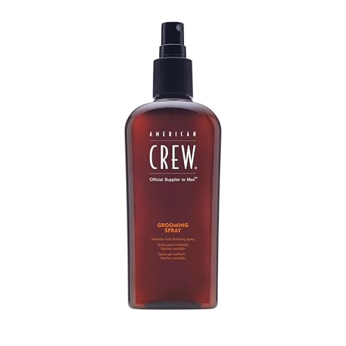 AMERICAN CREW – Grooming Spray, 250 ml, Stylingspray für Männer, Haarspray verleiht flexiblen Halt & natürlichen Glanz, Styling und Finish Haarprodukt, Pflege und Feuchtigkeit fürs Haar von AMERICAN CREW