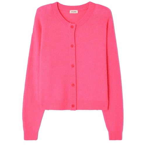 American Vintage Strickjacke DAMSVILLE mit Wolle M-L Pink American Vintage Strickjacke DAMSVILLE mit Wolle M-L Pink von American Vintage