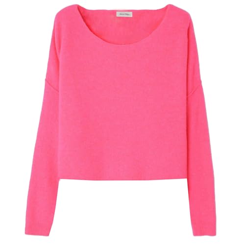 American Vintage Oversized Pullover DAMSVILLE mit Wolle XS-S Pink von American Vintage