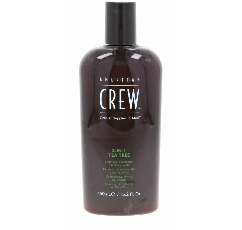 AMERICAN Haarshampoo Crew 3 In 1 Tea Tree 450ml AMERICAN Haarshampoo Crew 3 In 1 Tea Tree 450ml von AMERICAN