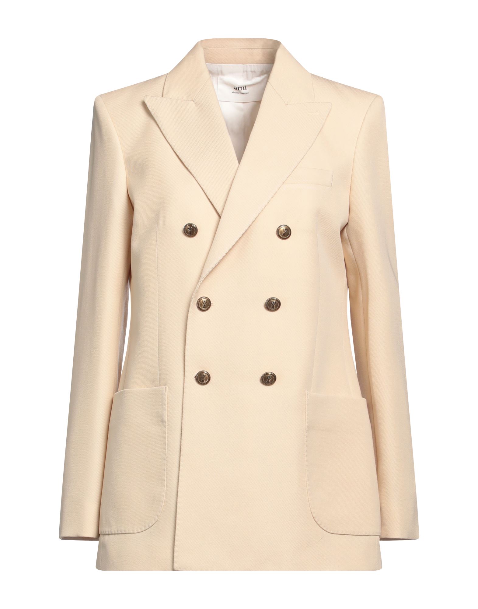 AMI ALEXANDRE MATTIUSSI Blazer Damen Beige von AMI ALEXANDRE MATTIUSSI