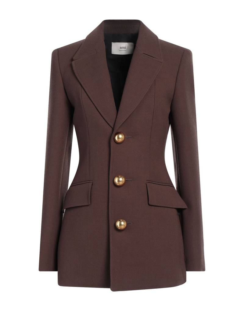 AMI ALEXANDRE MATTIUSSI Blazer Damen Dunkelbraun von AMI ALEXANDRE MATTIUSSI
