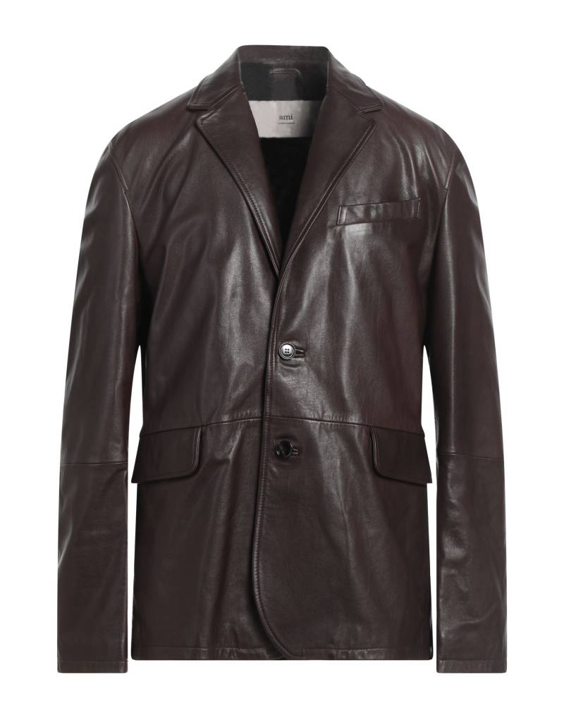 AMI ALEXANDRE MATTIUSSI Blazer Herren Dunkelbraun von AMI ALEXANDRE MATTIUSSI