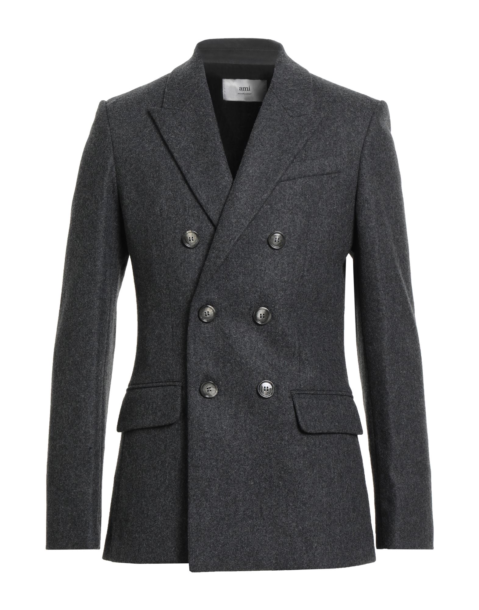 AMI ALEXANDRE MATTIUSSI Blazer Herren Grau AMI ALEXANDRE MATTIUSSI Blazer Herren Grau von AMI ALEXANDRE MATTIUSSI