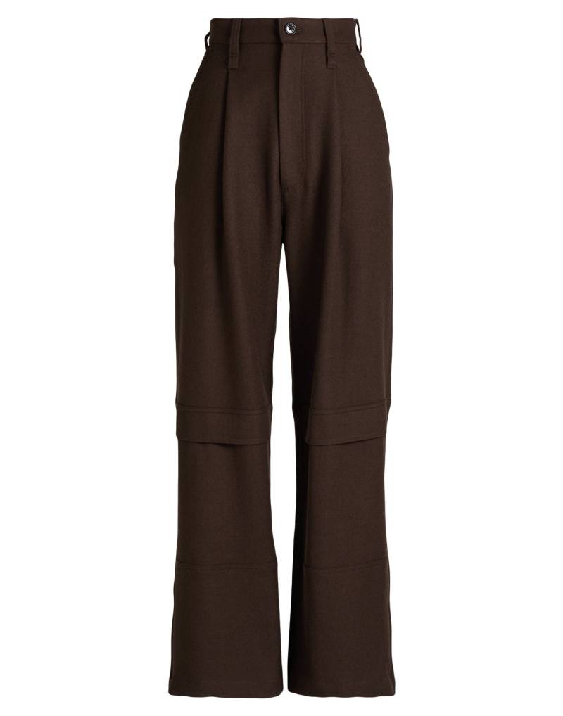AMI ALEXANDRE MATTIUSSI Hose Damen Dunkelbraun von AMI ALEXANDRE MATTIUSSI