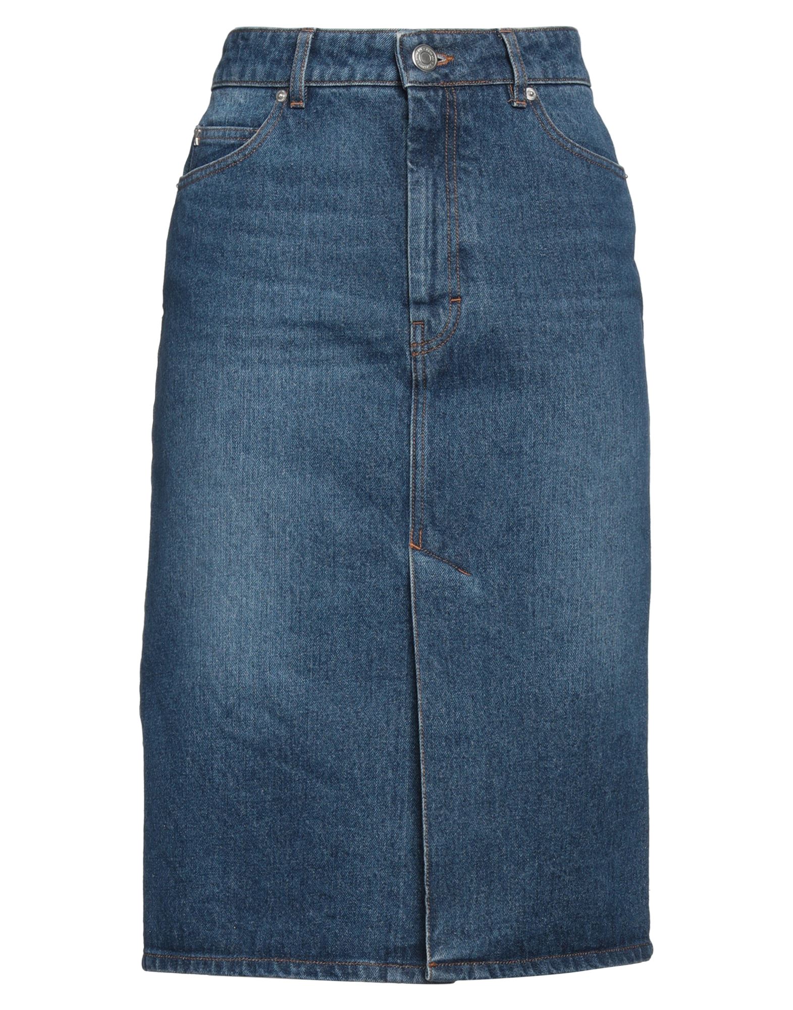 AMI ALEXANDRE MATTIUSSI Jeansrock Damen Blau von AMI ALEXANDRE MATTIUSSI