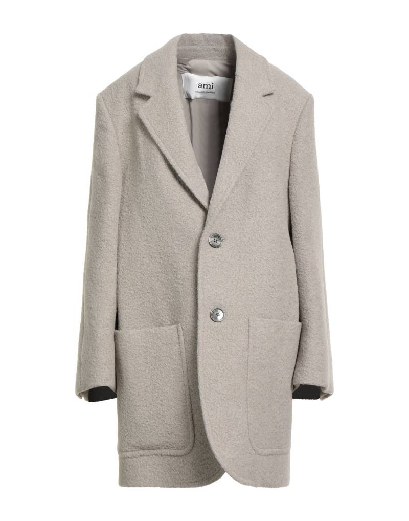 AMI ALEXANDRE MATTIUSSI Mantel Damen Grau von AMI ALEXANDRE MATTIUSSI