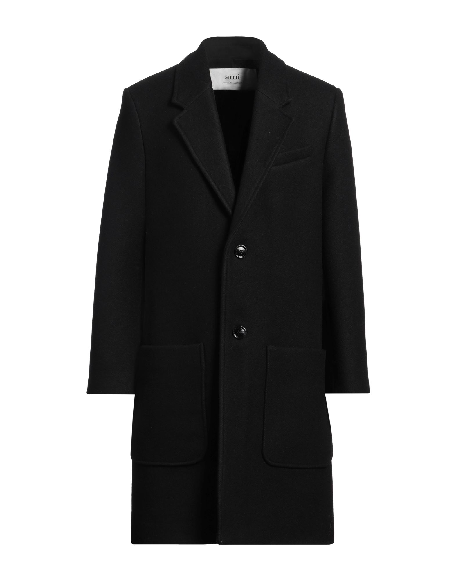 AMI ALEXANDRE MATTIUSSI Mantel Herren Schwarz von AMI ALEXANDRE MATTIUSSI