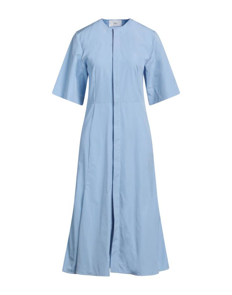 AMI ALEXANDRE MATTIUSSI Midi-kleid Damen Himmelblau von AMI ALEXANDRE MATTIUSSI