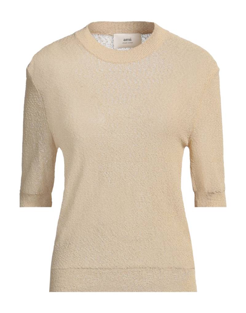 AMI ALEXANDRE MATTIUSSI Pullover Damen Beige von AMI ALEXANDRE MATTIUSSI