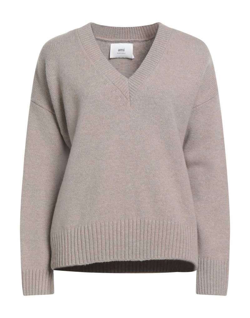 AMI ALEXANDRE MATTIUSSI Pullover Damen Maulwurfsgrau AMI ALEXANDRE MATTIUSSI Pullover Damen Maulwurfsgrau von AMI ALEXANDRE MATTIUSSI