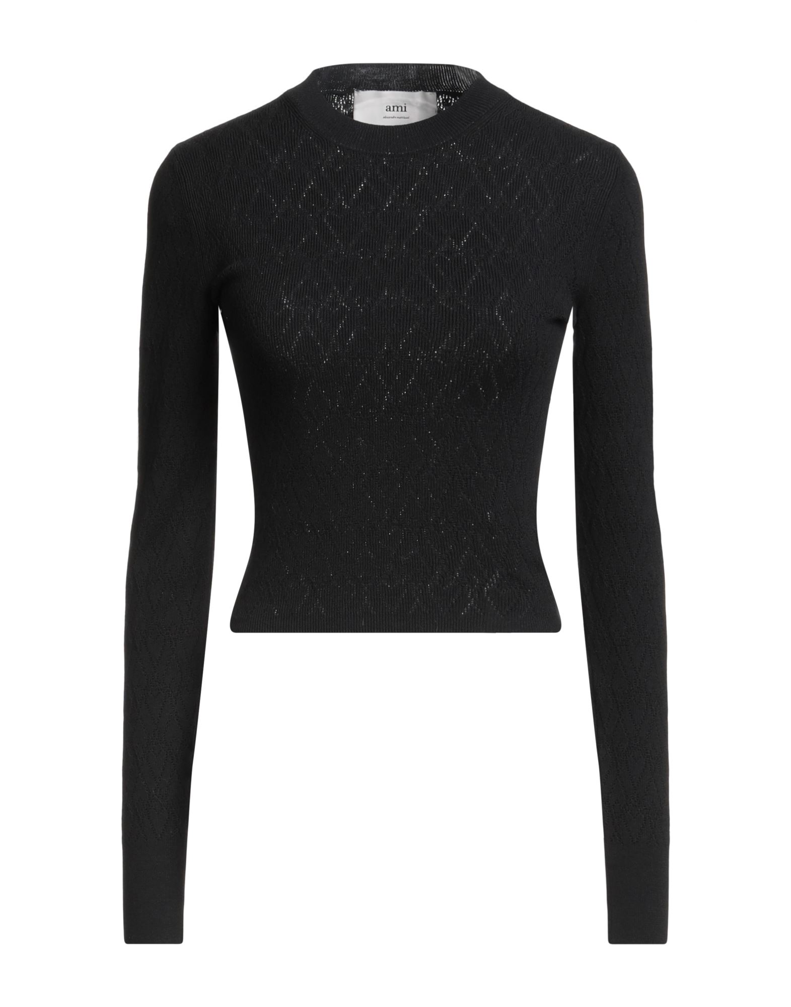 AMI ALEXANDRE MATTIUSSI Pullover Damen Schwarz von AMI ALEXANDRE MATTIUSSI