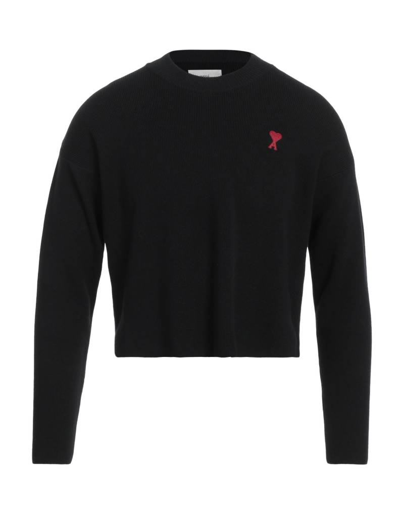 AMI ALEXANDRE MATTIUSSI Pullover Herren Schwarz von AMI ALEXANDRE MATTIUSSI