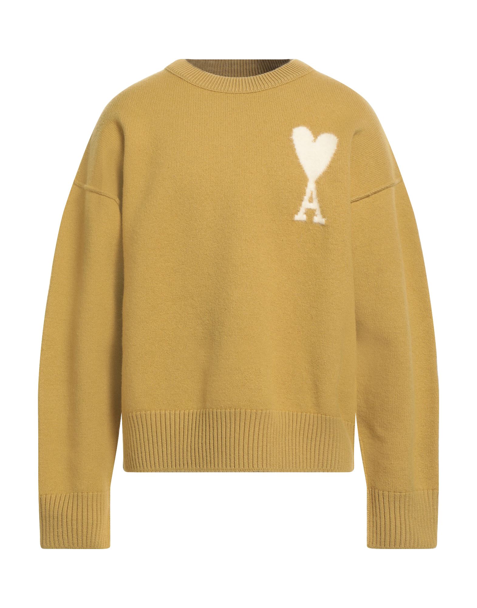 AMI ALEXANDRE MATTIUSSI Pullover Herren Senf AMI ALEXANDRE MATTIUSSI Pullover Herren Senf von AMI ALEXANDRE MATTIUSSI
