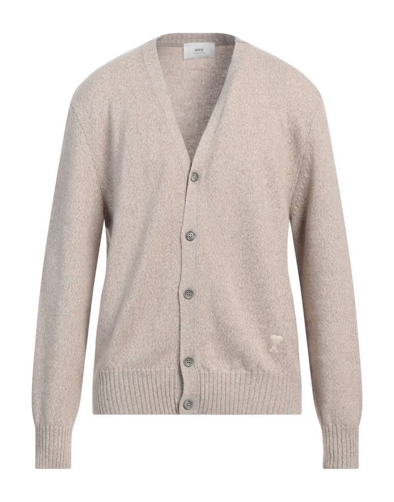 AMI ALEXANDRE MATTIUSSI Strickjacke Herren Beige von AMI ALEXANDRE MATTIUSSI