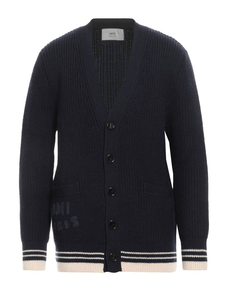 AMI ALEXANDRE MATTIUSSI Strickjacke Herren Marineblau von AMI ALEXANDRE MATTIUSSI