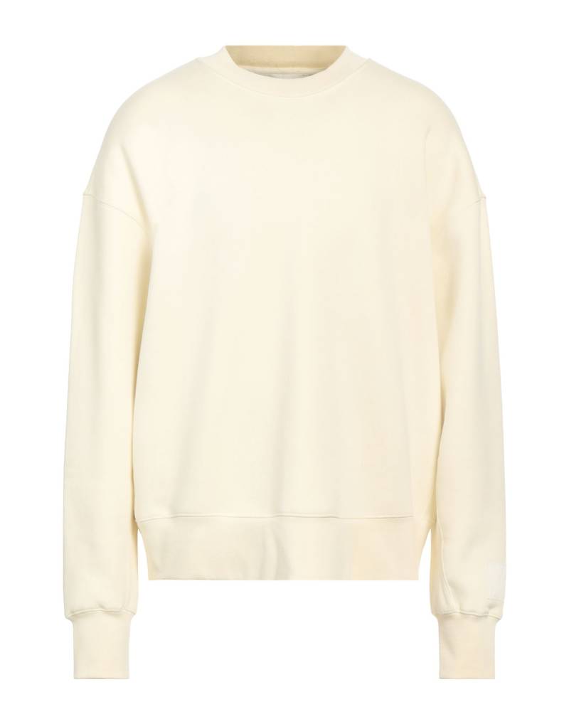 AMI ALEXANDRE MATTIUSSI Sweatshirt Herren Elfenbein von AMI ALEXANDRE MATTIUSSI