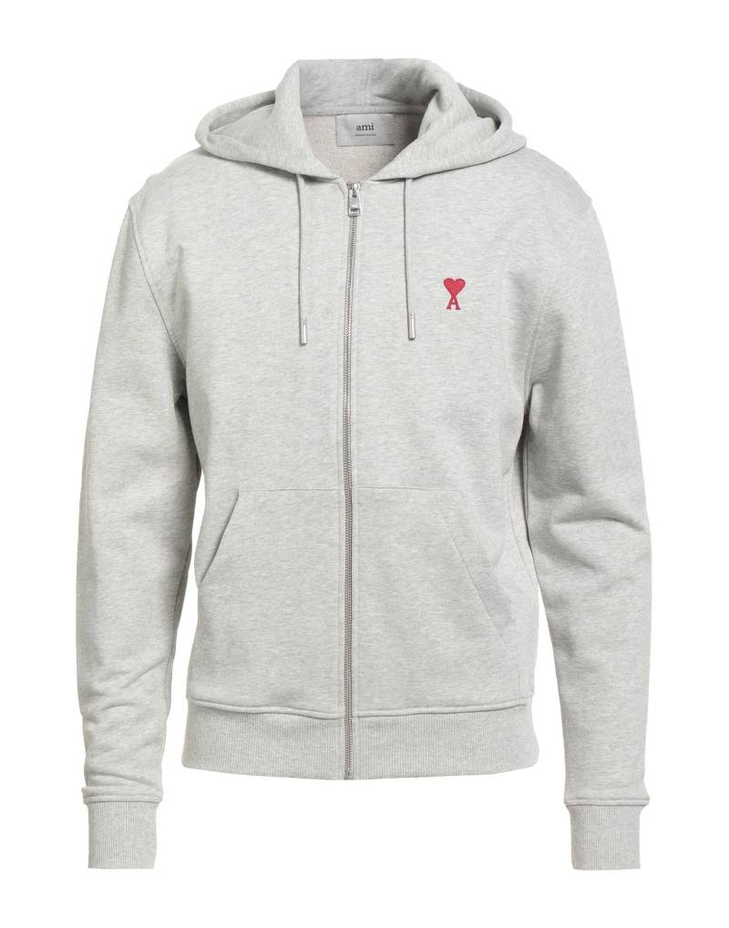 AMI ALEXANDRE MATTIUSSI Sweatshirt Herren Hellgrau von AMI ALEXANDRE MATTIUSSI
