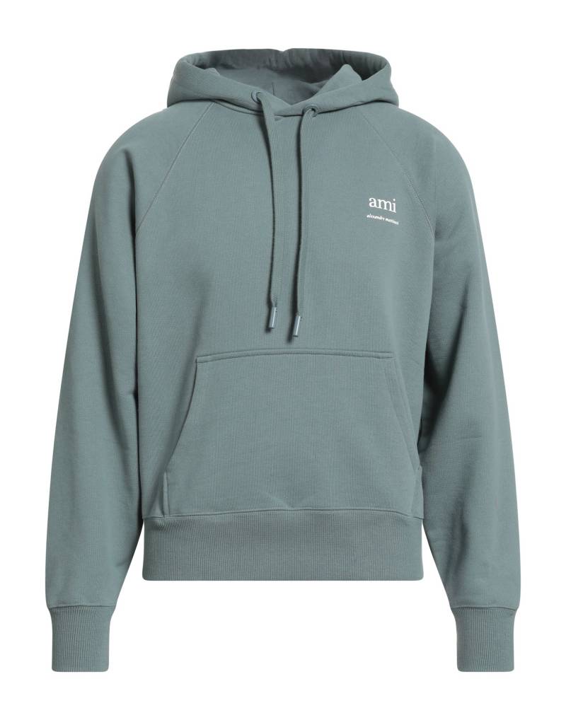 AMI ALEXANDRE MATTIUSSI Sweatshirt Herren Salbeigrün von AMI ALEXANDRE MATTIUSSI