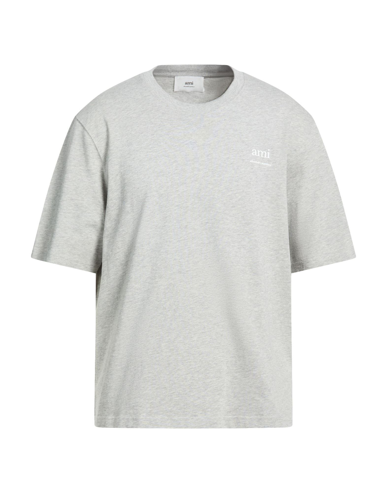 AMI ALEXANDRE MATTIUSSI T-shirts Herren Hellgrau von AMI ALEXANDRE MATTIUSSI