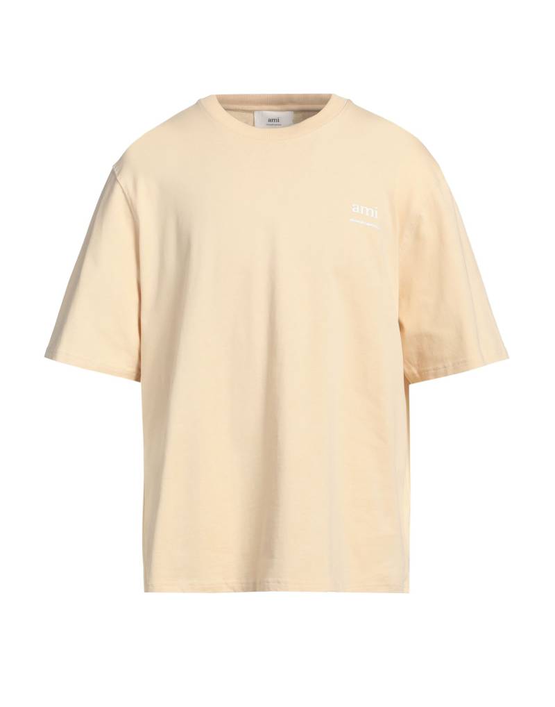 AMI ALEXANDRE MATTIUSSI T-shirts Herren Pastellgelb von AMI ALEXANDRE MATTIUSSI