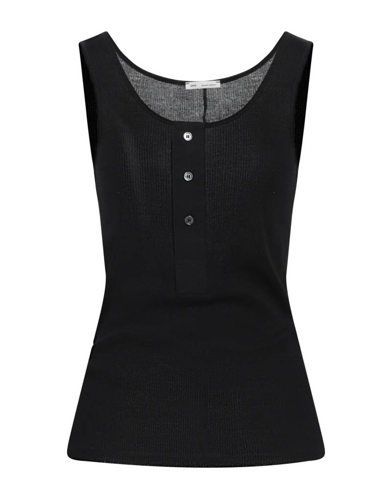 AMI ALEXANDRE MATTIUSSI Tank Top Damen Schwarz von AMI ALEXANDRE MATTIUSSI