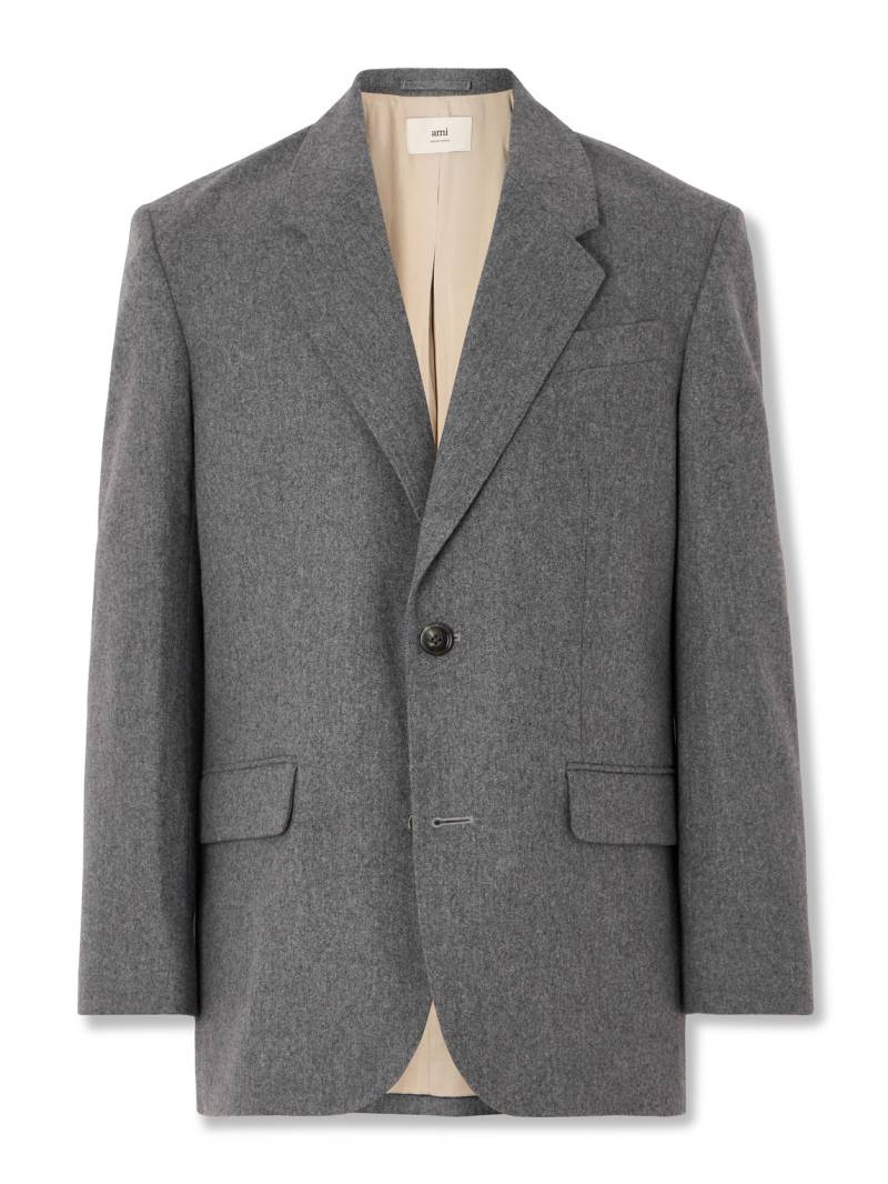 AMI PARIS - Wool-Flannel Blazer - Men - Gray - IT 48 von AMI PARIS
