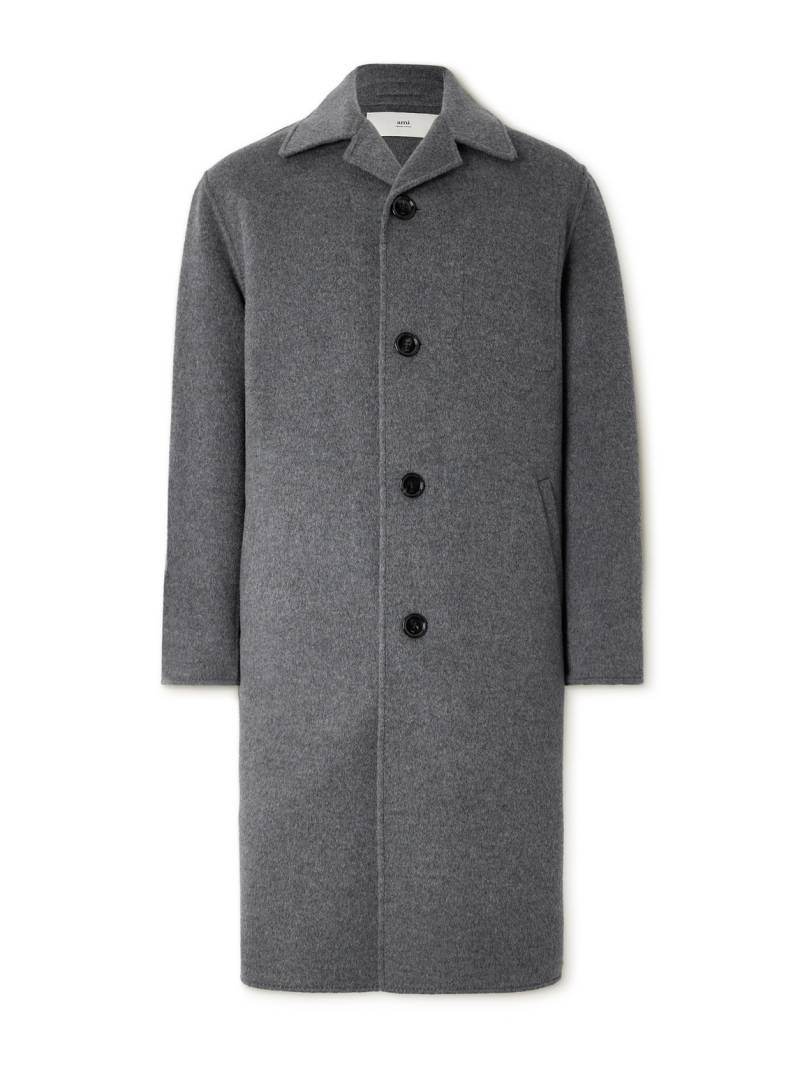 AMI PARIS - Wool and Cashmere-Blend Coat - Men - Gray - XS von AMI PARIS