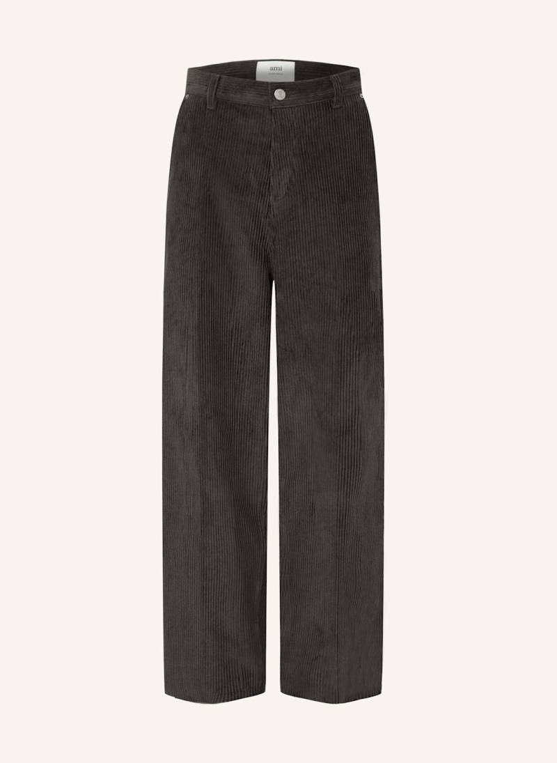 Ami Paris Cordhose Regular Fit grau von AMI PARIS