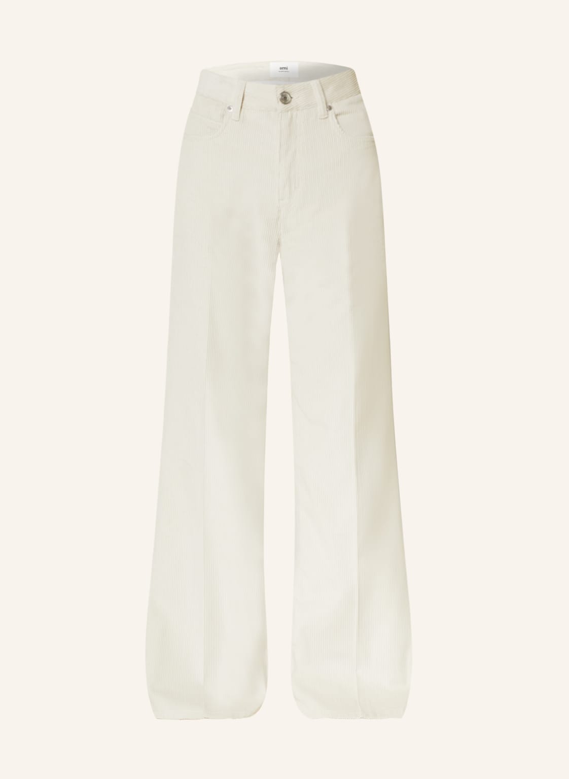 Ami Paris Cordhose weiss von AMI PARIS