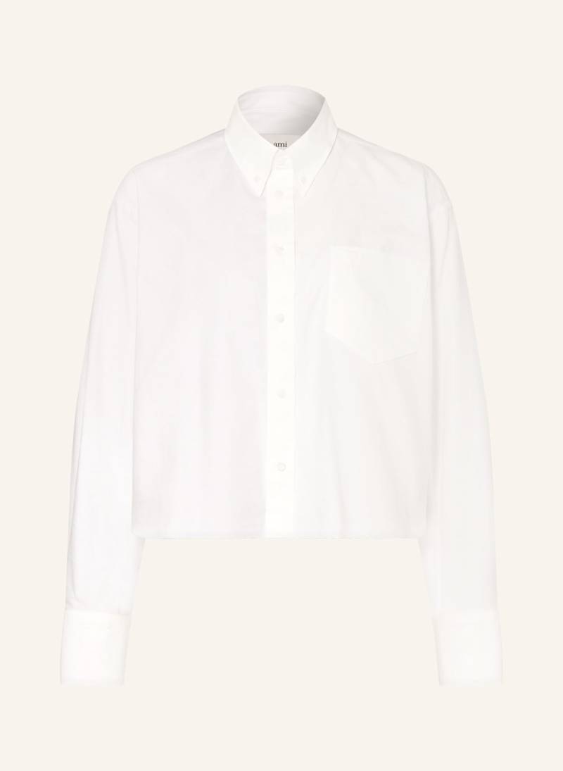 Ami Paris Cropped-Hemdbluse weiss von AMI PARIS