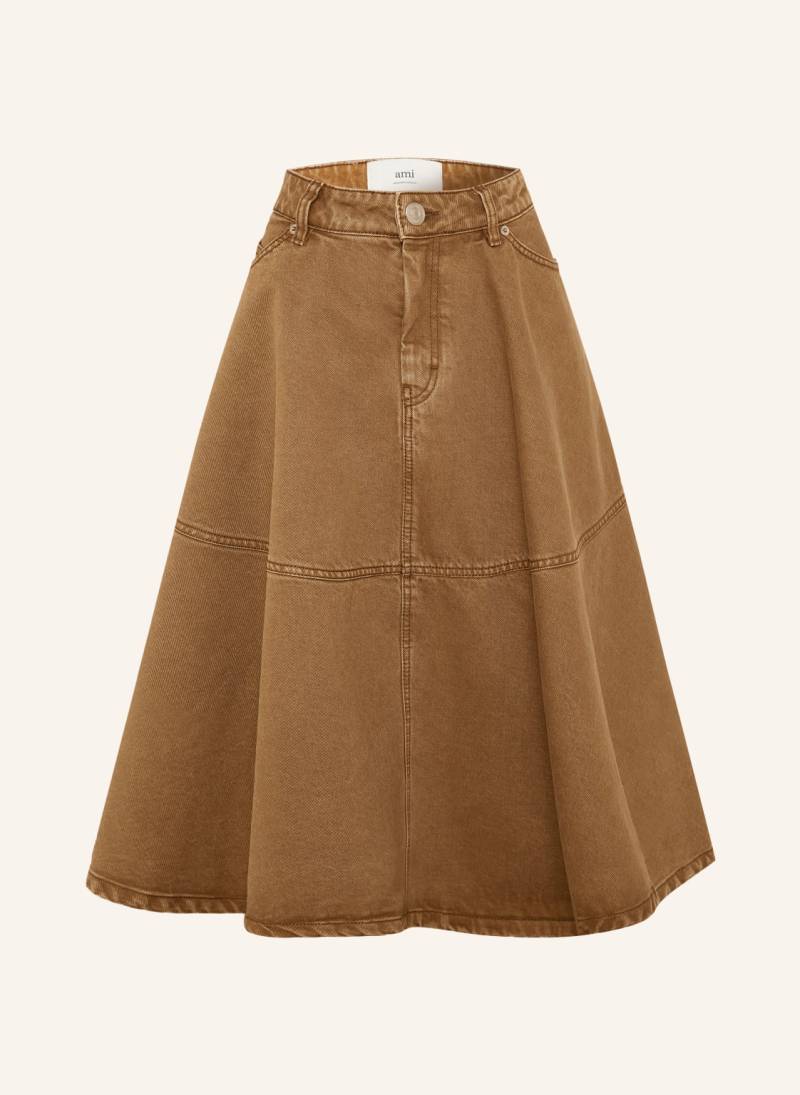 Ami Paris Jeansrock braun von AMI PARIS