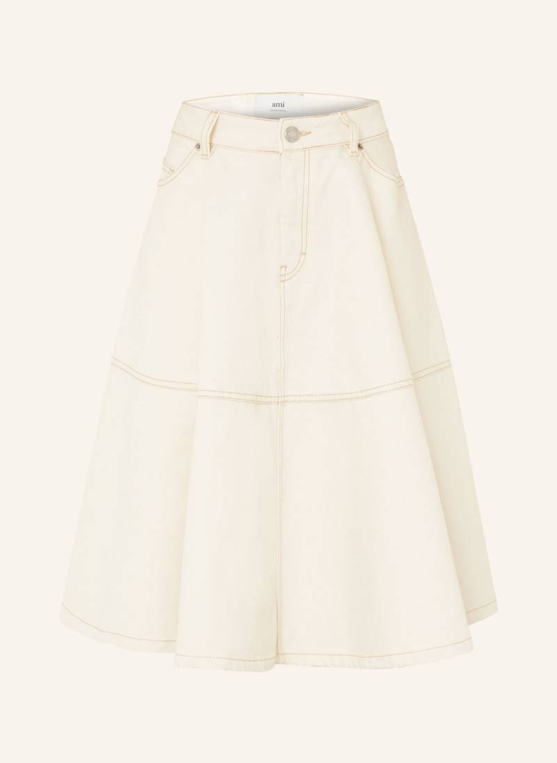 Ami Paris Jeansrock weiss von AMI PARIS