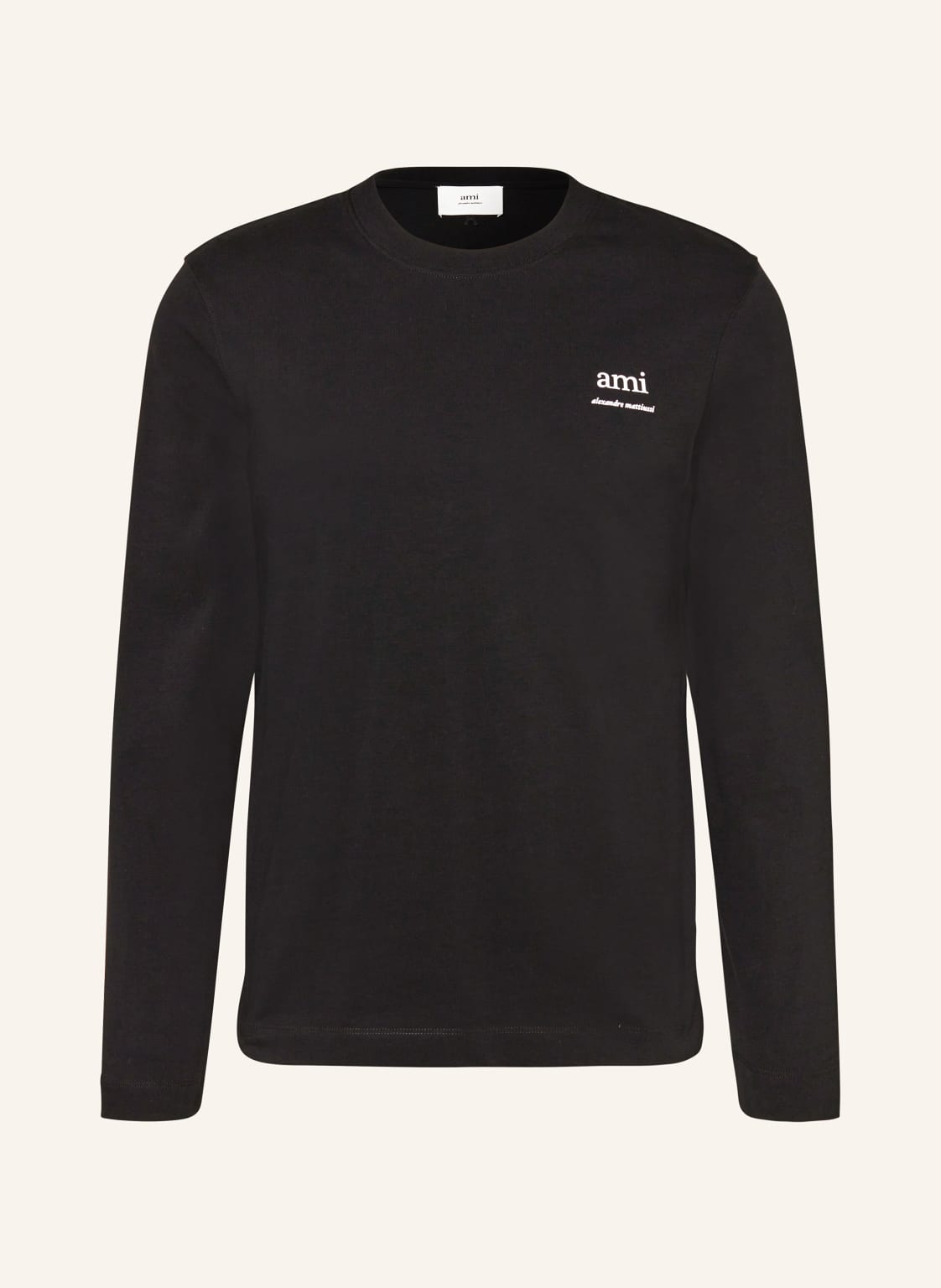 Ami Paris Longsleeve schwarz von AMI PARIS