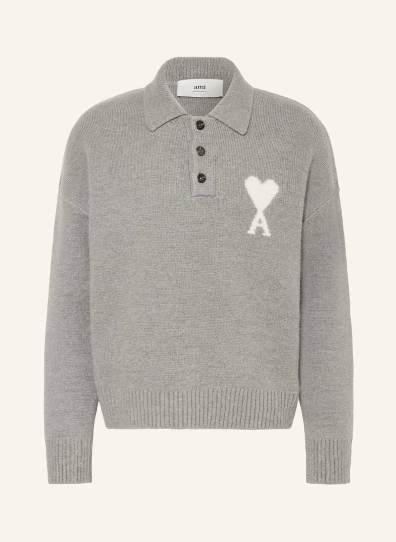 Ami Paris Pullover Mit Alpaka grau von AMI PARIS