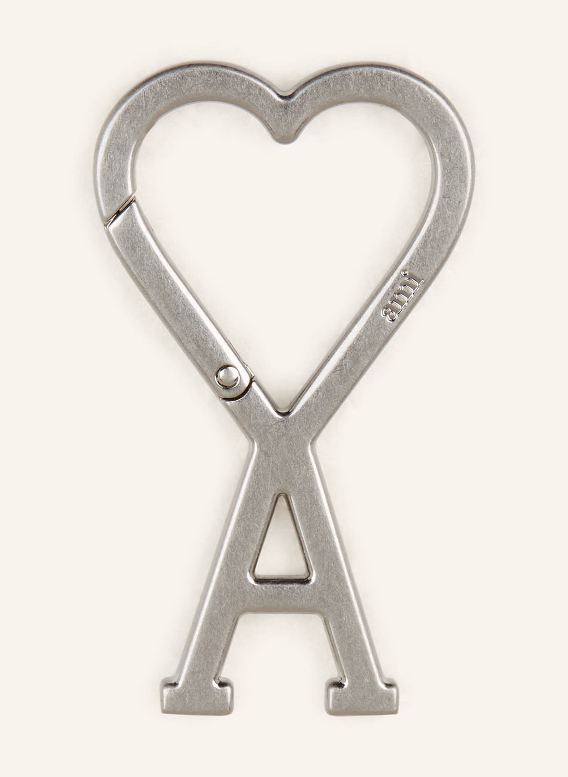 Ami Paris Schlüssel- Und Taschenanhänger silber von AMI PARIS