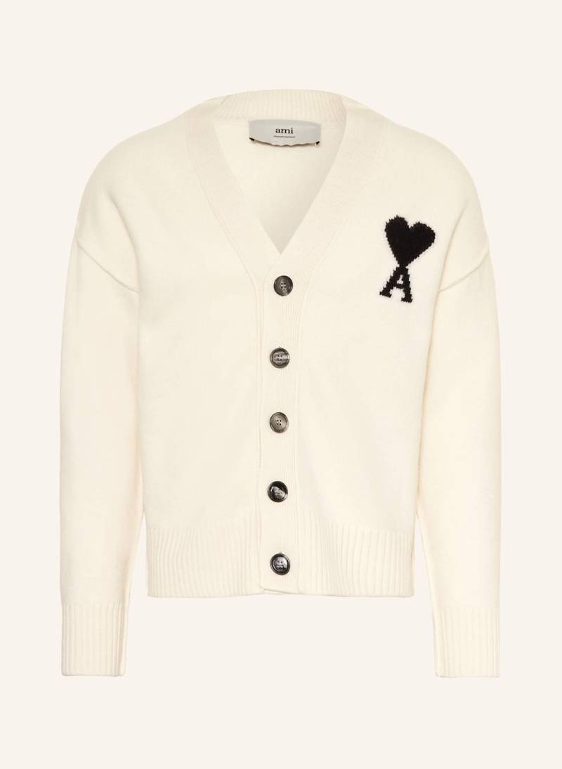 Ami Paris Strickjacke weiss von AMI PARIS