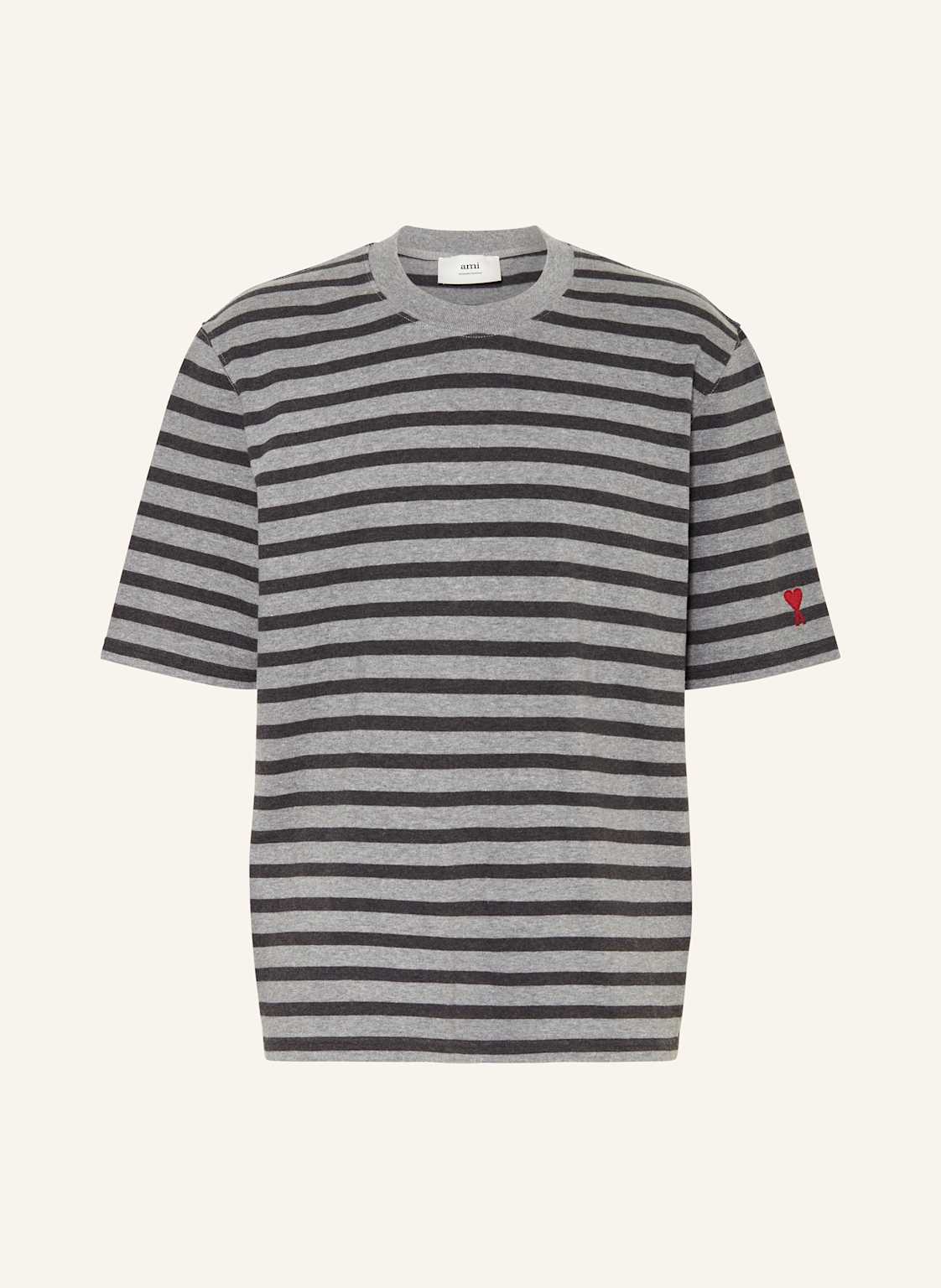 Ami Paris T-Shirt grau Ami Paris T-Shirt grau von AMI PARIS