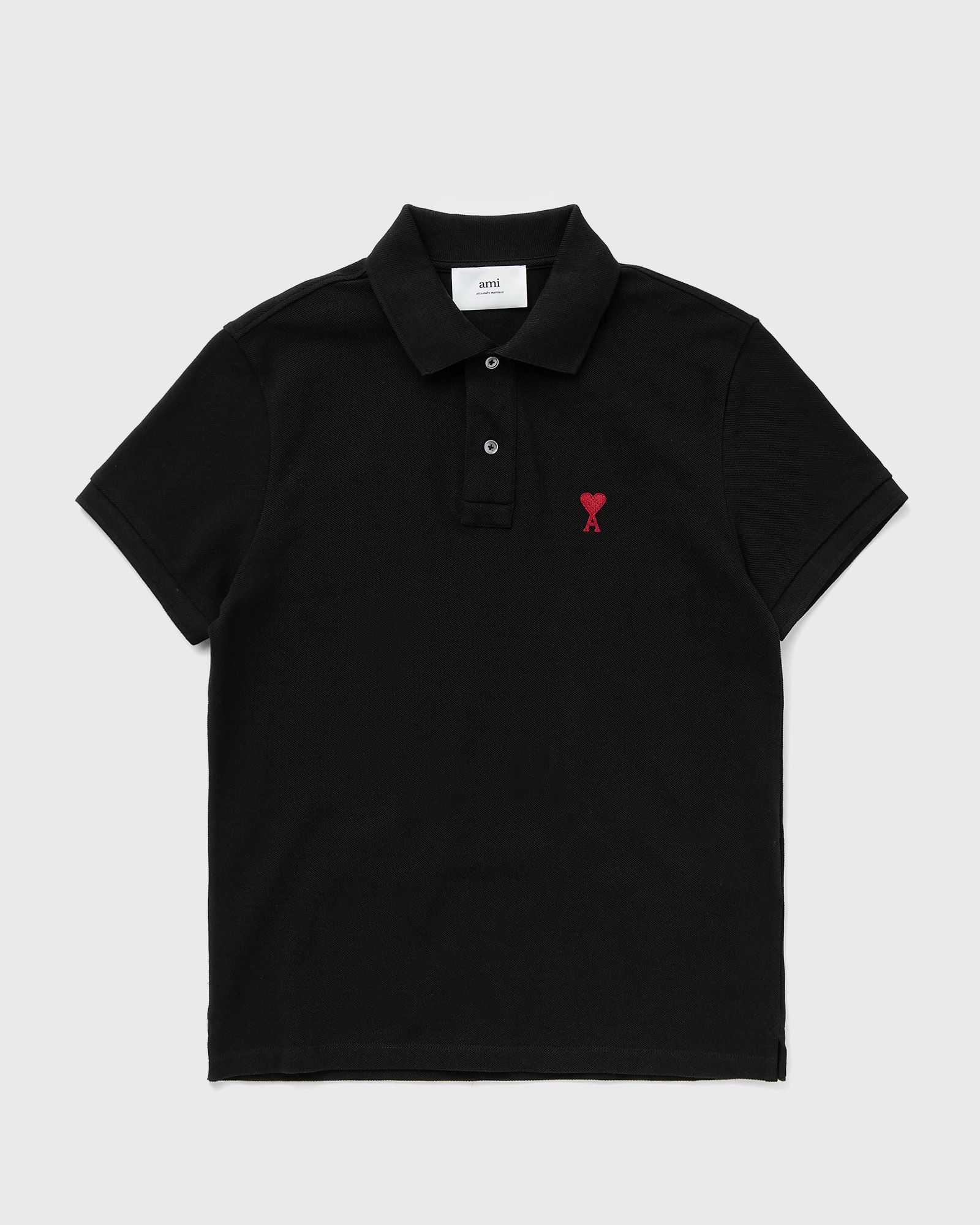 AMI Paris AMI DE COEUR POLO SHIRT men Polos black in Größe:L AMI Paris AMI DE COEUR POLO SHIRT men Polos black in Größe:L von AMI Paris